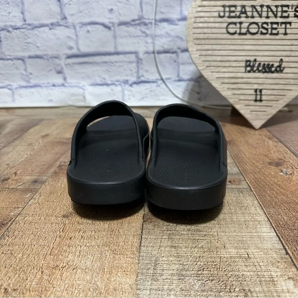 Oofos OOAHH SLIDE SANDAL - BLACK